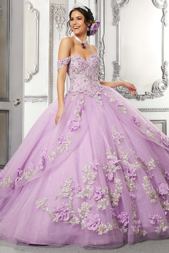 off the shoulder vizcaya quinceanera  ball gown 89318