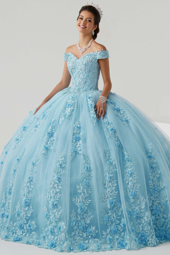 Off The Shoulder Quinceanera Collection Ball Gown Dress 26004