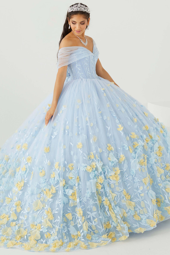 Sweetheart 3D Floral Quinceanera Collection Ball Gown Dress 26013