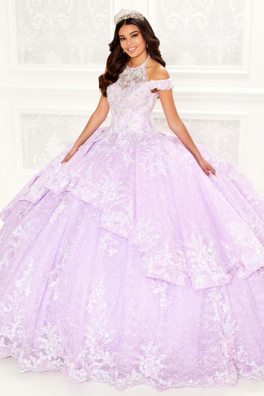 Lace Halter Princesa by Ariana Vara Quinceanera Dress PR30089