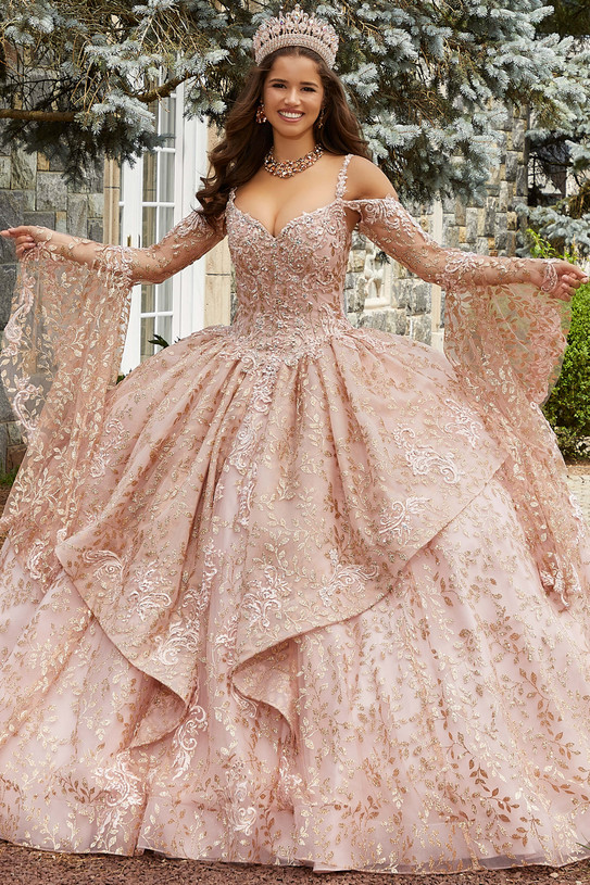Rhinestone Beaded Vizcaya by Morilee Quinceanera Dress 89416