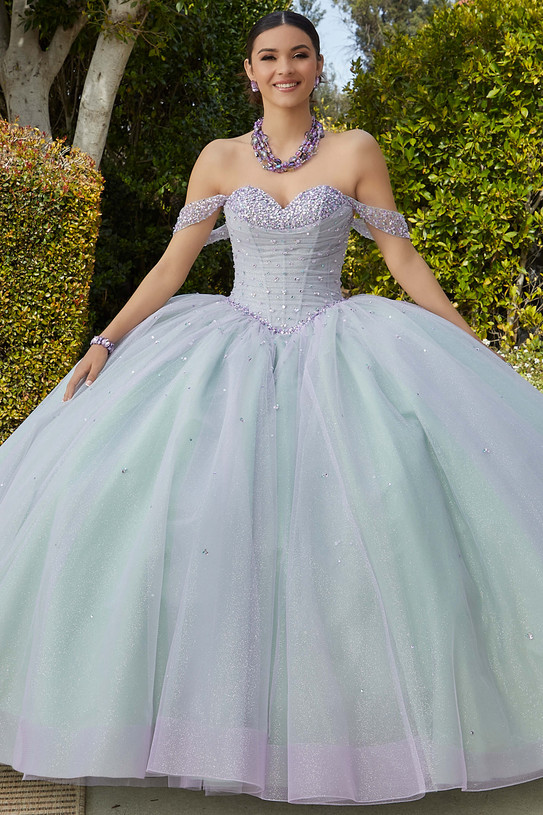 Beaded Tulle Valencia by Morilee Quinceanera Dress 60184