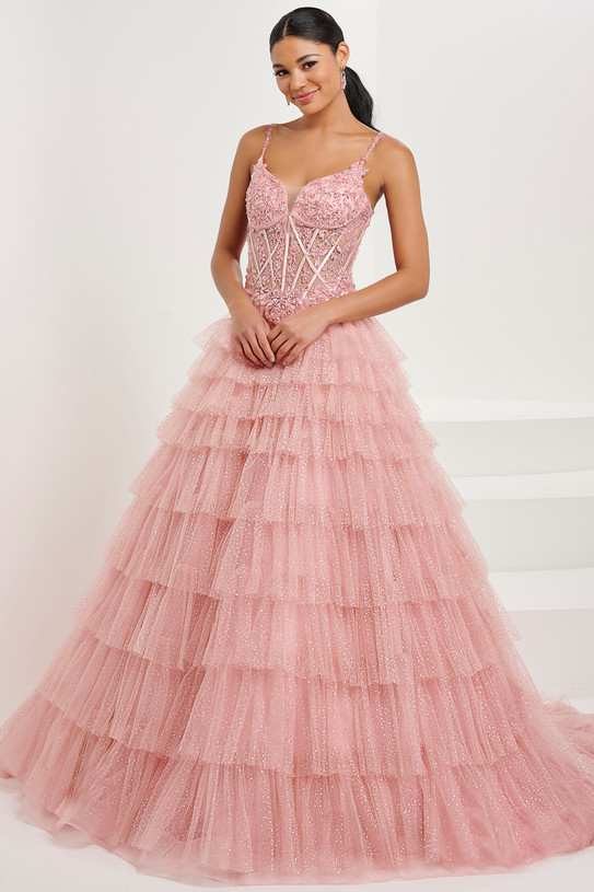 Dusty Rose Tiffany Designs Prom Dress 16099