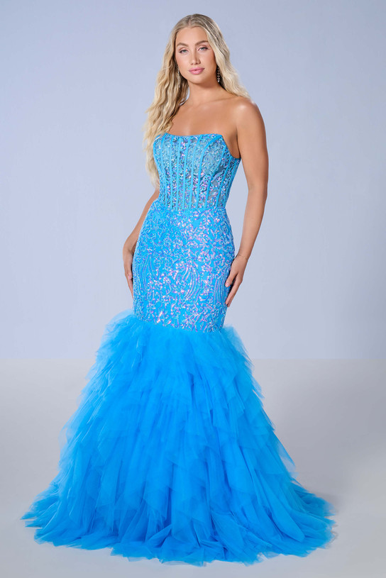 Tiffany 16165 shimmering sequin lace back