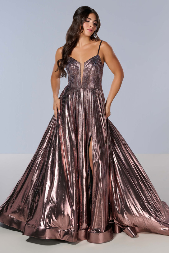 Bronze Tiffany 16189 Prom Dress