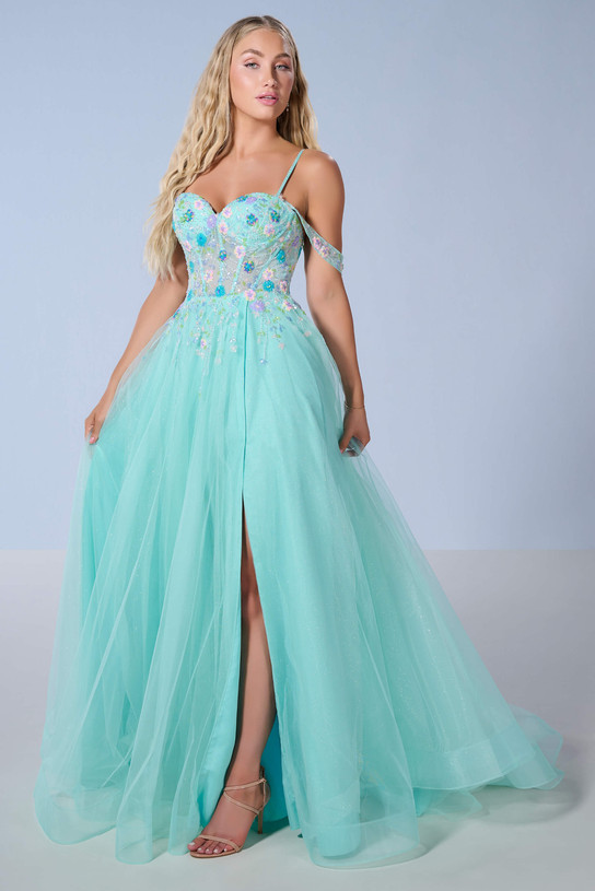 Tiffany 16251 Dress with Sweetheart Neck