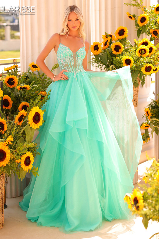 jade dress with Soft V-Neck Clarisse 811230