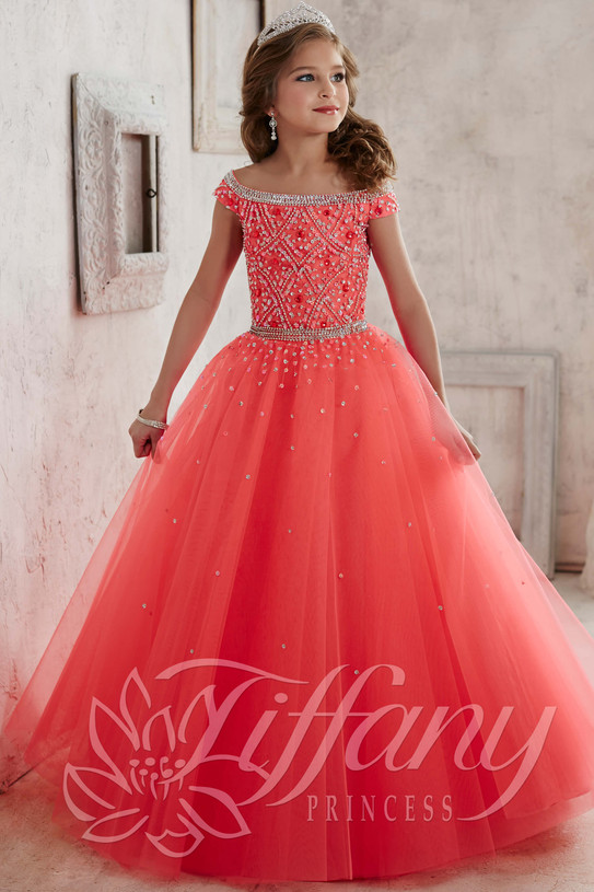 Coral Tiffany Princess 13458 front