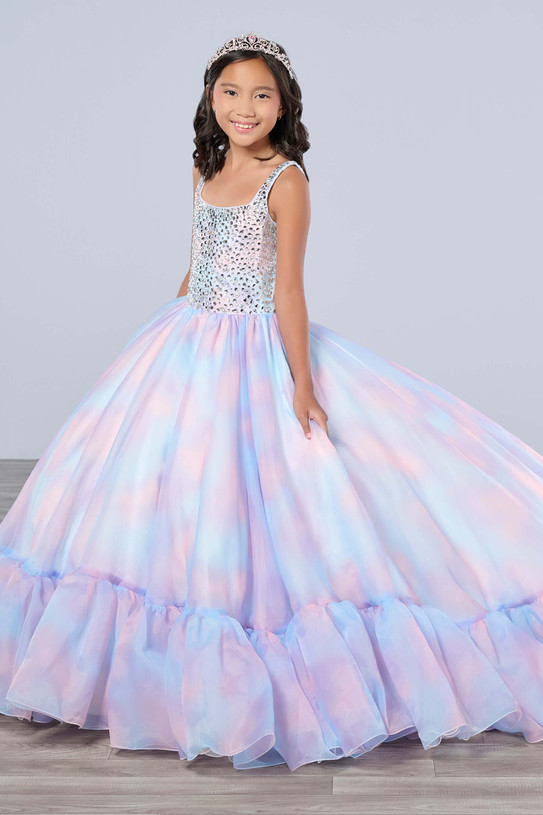 Tiffany Princess Organza Girls Pageant Dress 13790