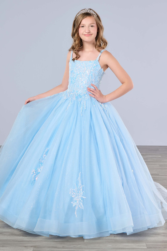 Tiffany Princess Tulle Girls Pageant Dress 13792