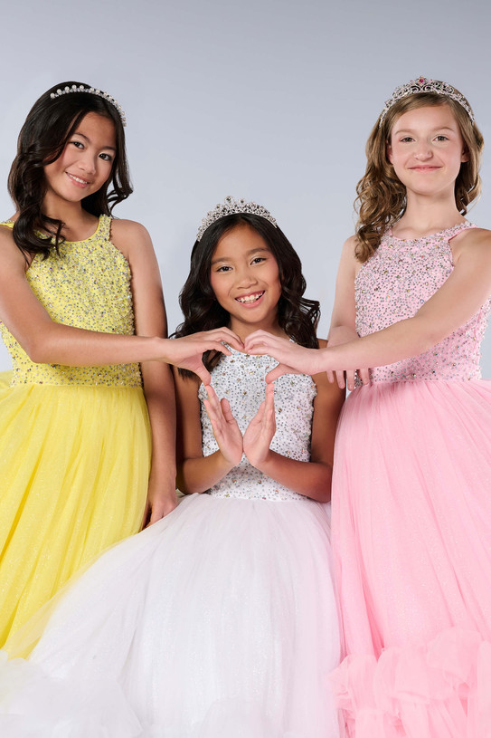 Tiffany Princess Tulle Girls Pageant Dress 13795