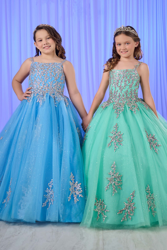 Tiffany Princess Tulle Girls Pageant Dress 13756