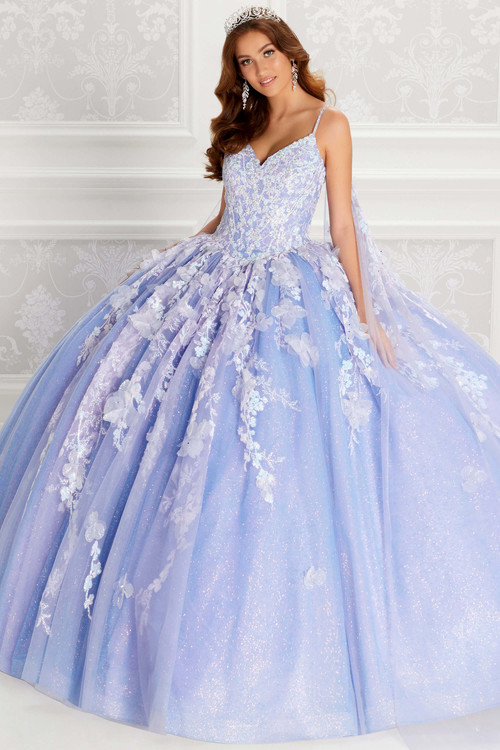 V-neck princesa quinceanera ball gown by ariana vara PR22143