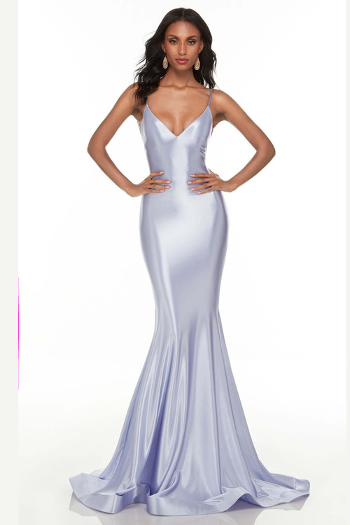 Satin Soft Mermaid Alyce Prom Dress 61169