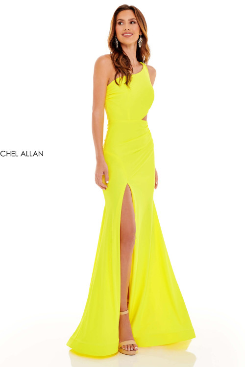 One Shoulder Gown in style AL A1053 - Prom-Avenue