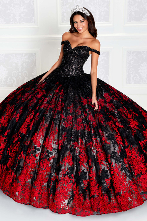 Detachable Sleeves and Bolero Princesa Quinceanera Ball Gown Dress By Ariana Vara PR12275