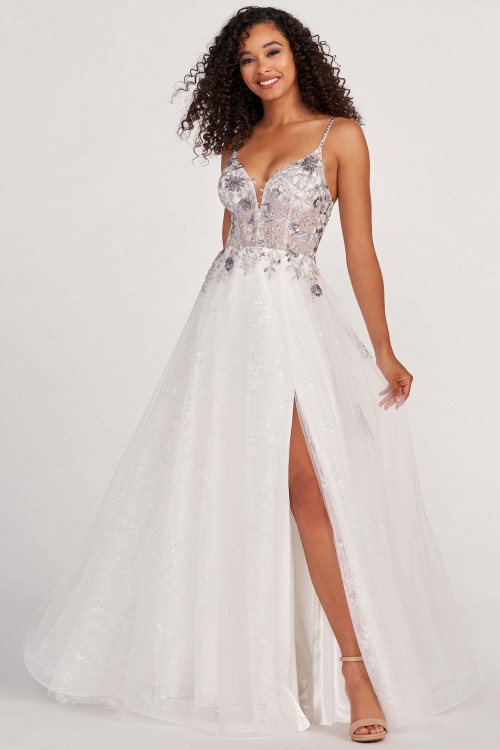 Glittering Lace Prom Dress CL2064