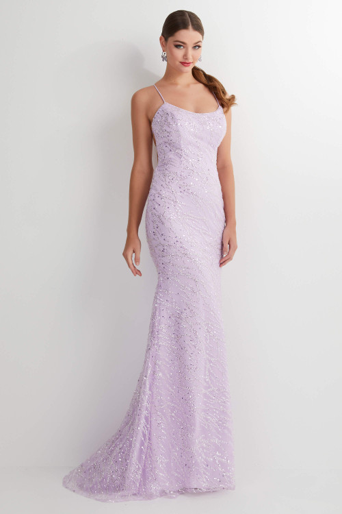 Sequin Fitted Studio 17 Prom Dress 12893