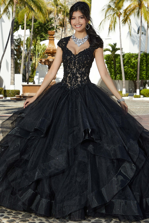 Ribbon Trim Valencia by Morilee Quinceanera Dress 60161
