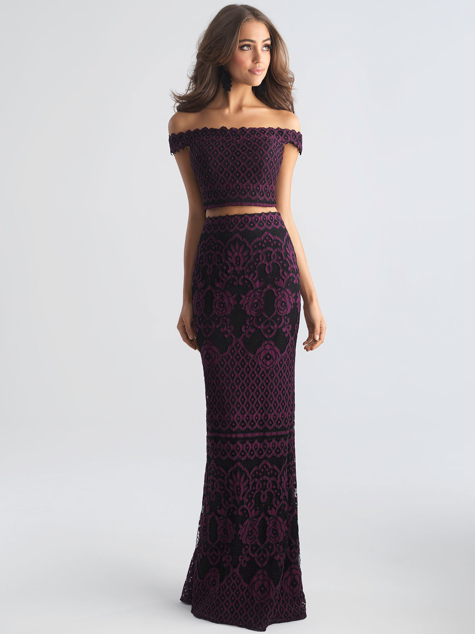 long evening dresses A-Line Off Shoulder Velvet Black Long Prom Dress, Black Long Evening Dress Custom Size / Black