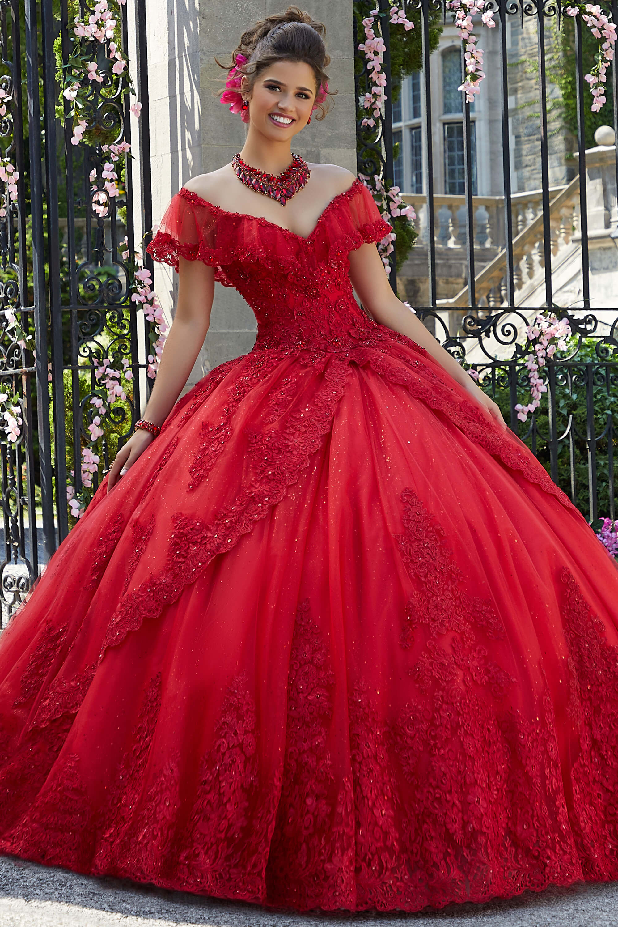 Off The Shoulder Valentina Quinceanera Ball Gown Dress 34025