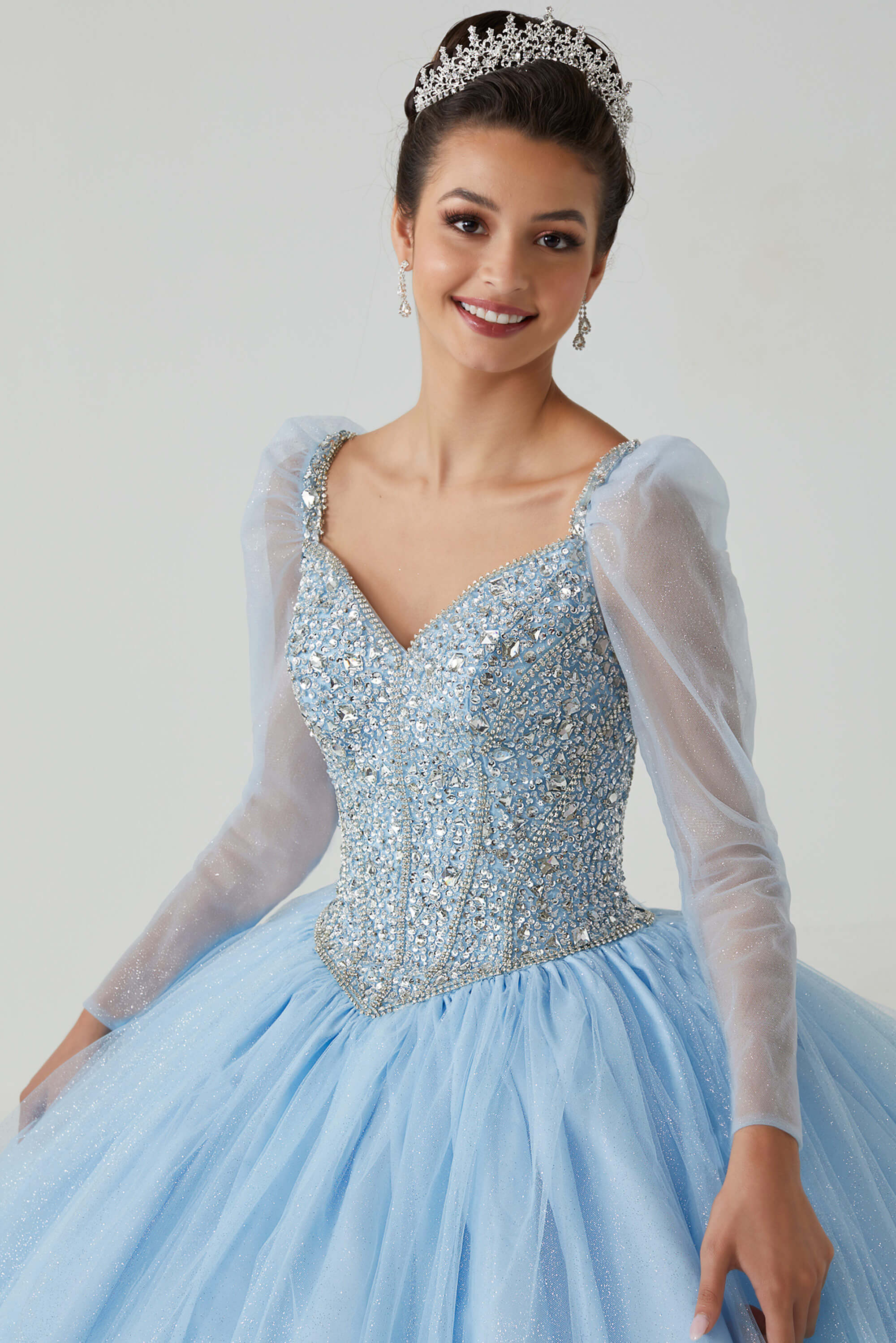 Long Sleeves Quinceanera Dress By Fiesta Gowns 56434 - Promheadquarters.com Long Sleeves Quinceanera Dress By Fiesta Gowns 56434 - Promheadquarters.com