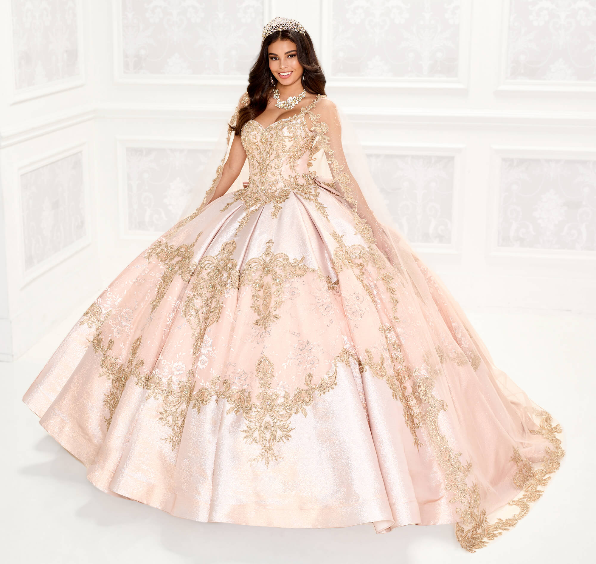 Jacquard Quince Dress Princesa by Ariana Vara PR30085 - Promheadquarters.com