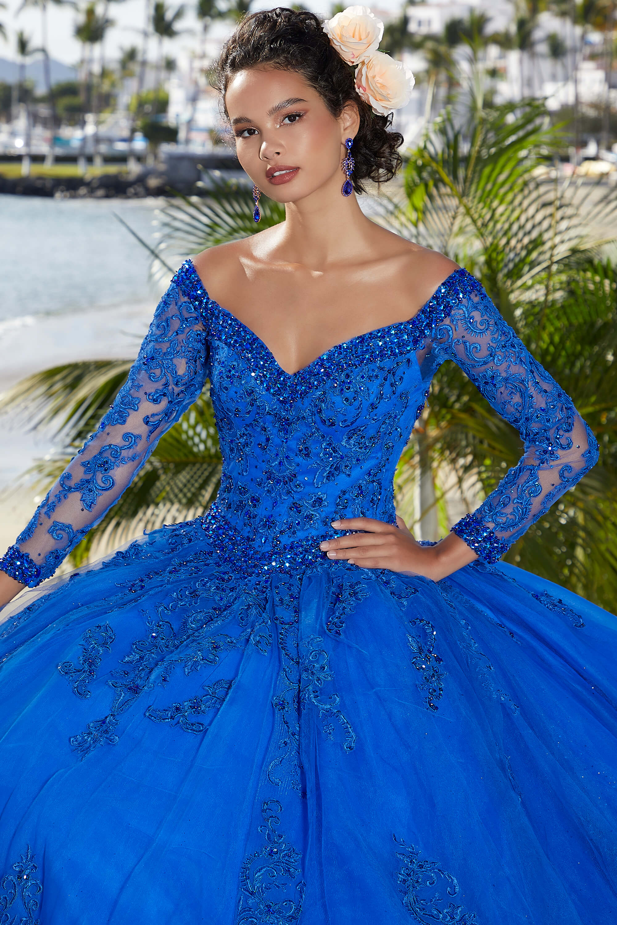 Lace Applique Quince Dress Vizcaya by Morilee 89360- Promheadquarters.com Lace Applique Quince Dress Vizcaya by Morilee 89360- Promheadquarters.com