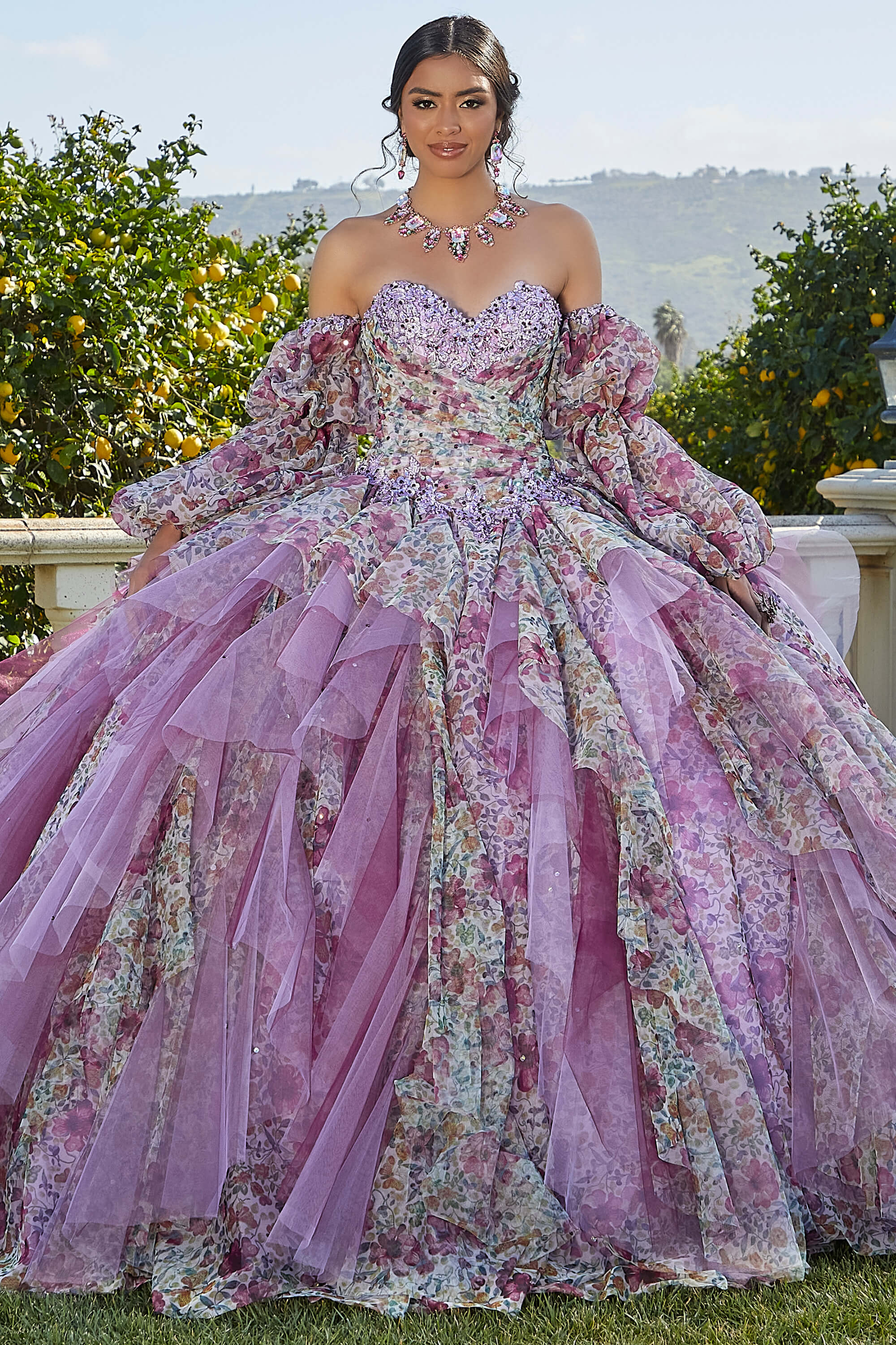 Lace Applique Quince Dress Vizcaya by Morilee 89423