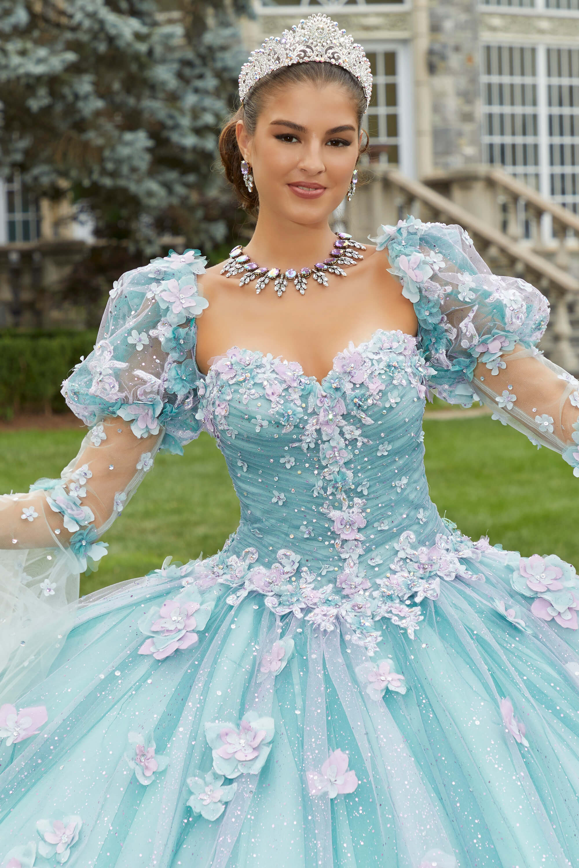 Ruched Corset Quince Dress Valencia by Morilee 60174
