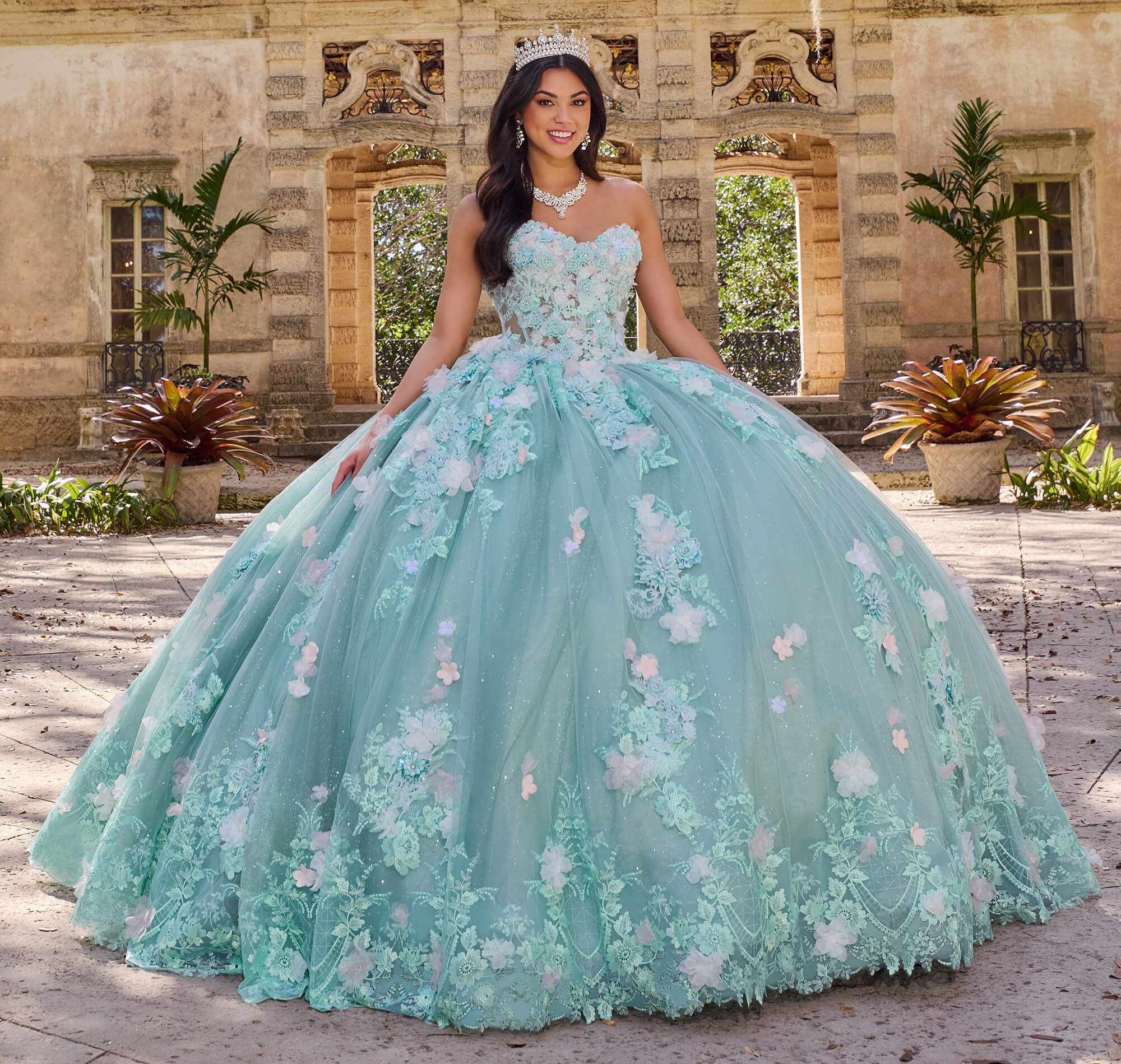 Strapless Princesa Quinceanera Dress by Ariana Vara PR30133