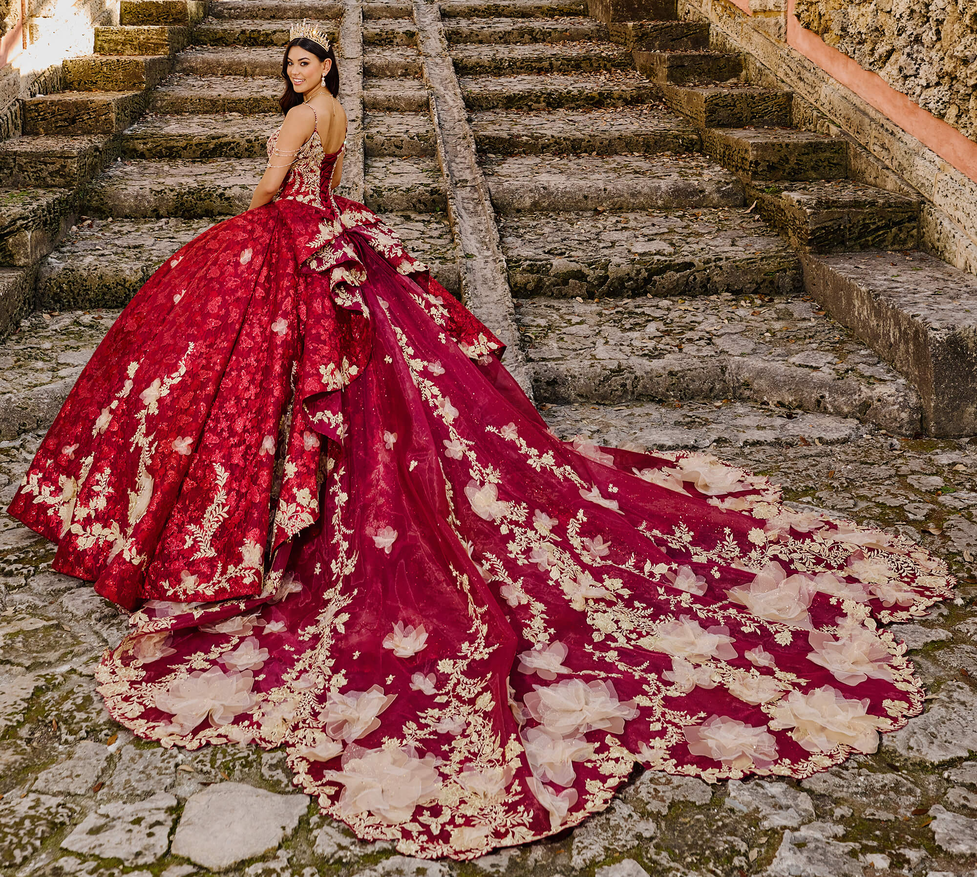 Spaghetti Straps Quince Dress Princesa by Ariana Vara PR30139 -  Promheadquarters.com