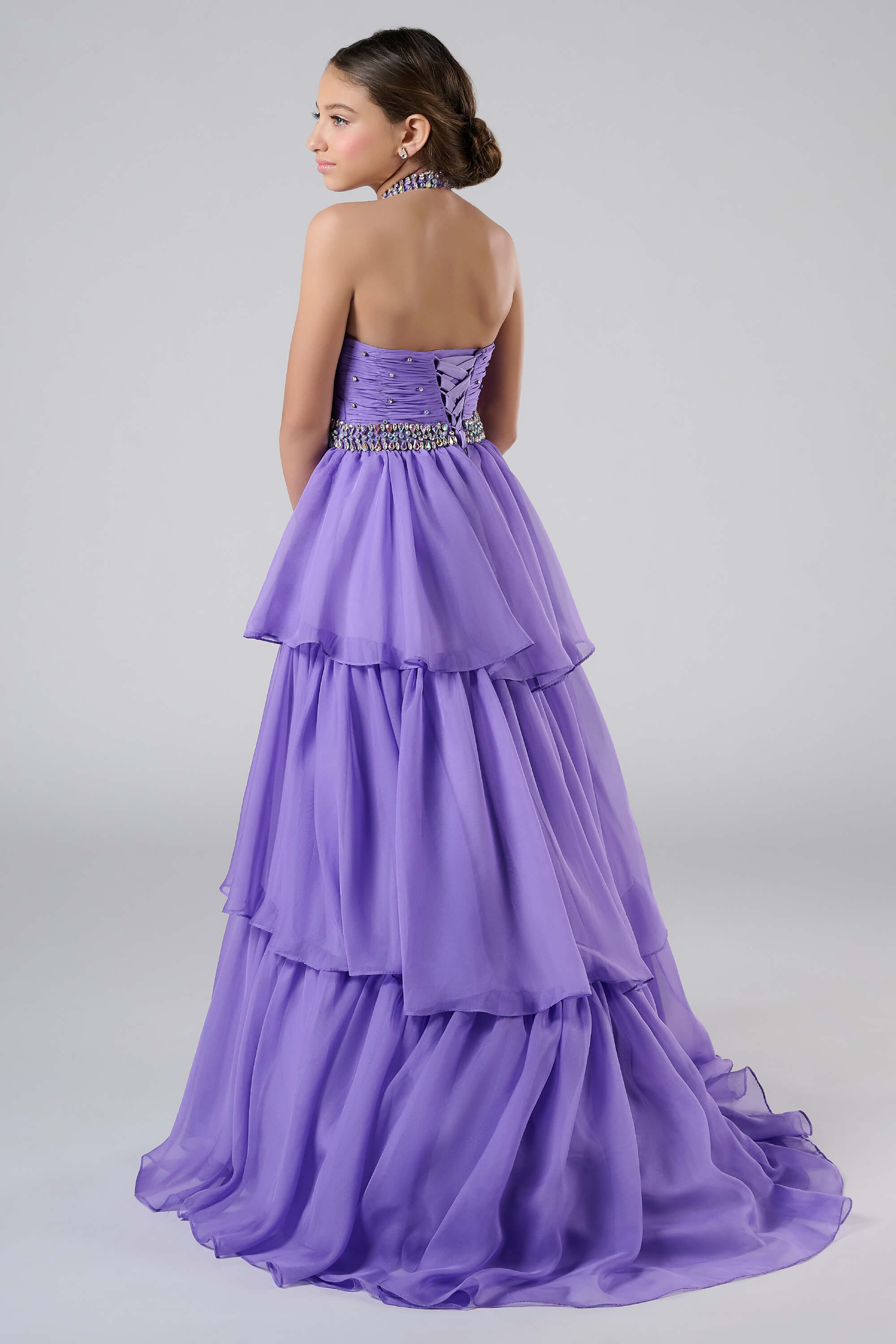 princess ruched dress A-line Off-the-shoulder Ruched Pink Princess Dress Long Evening Dress SELINADRESS