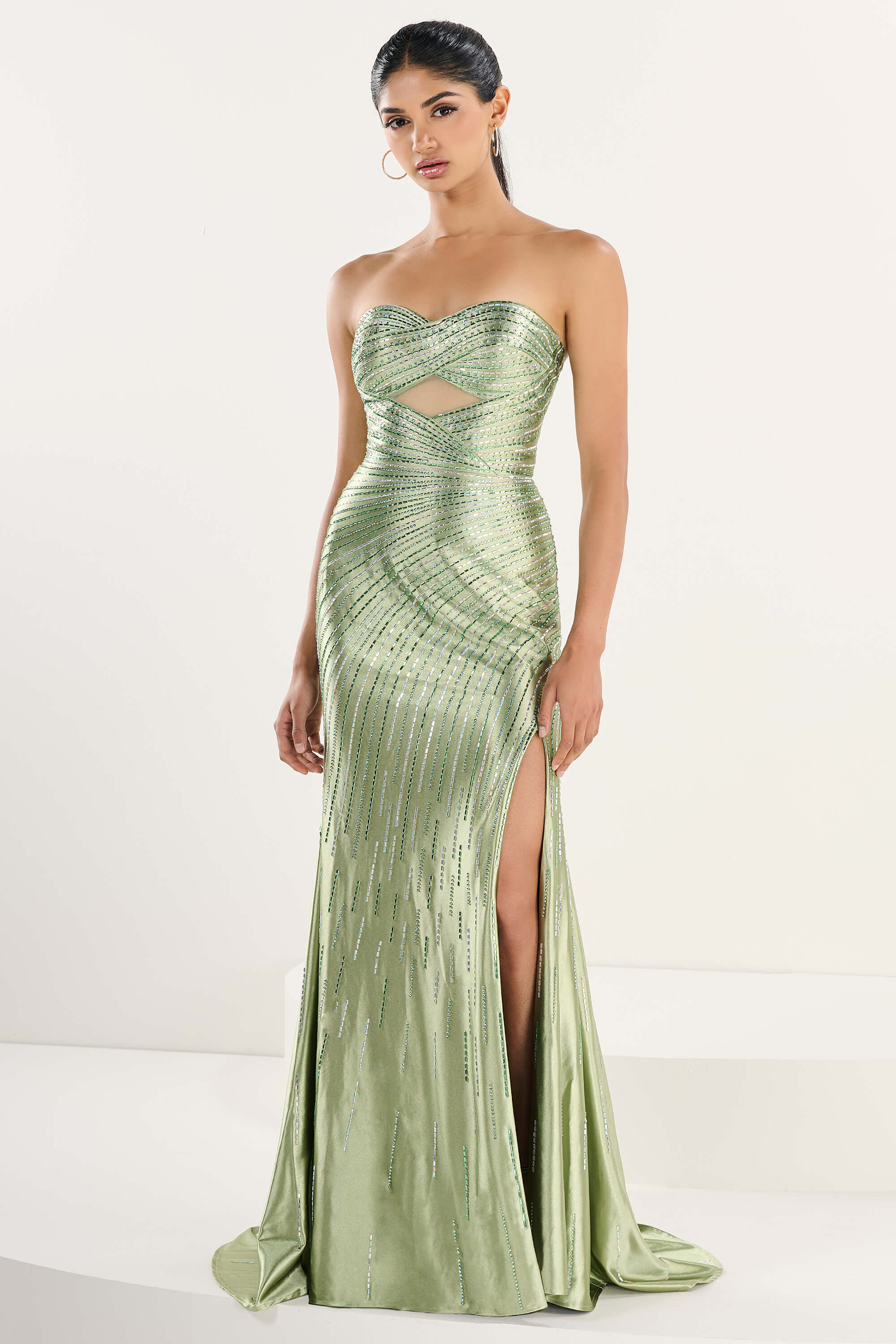 tiffany green prom dress Designs 16278 designed with precision
