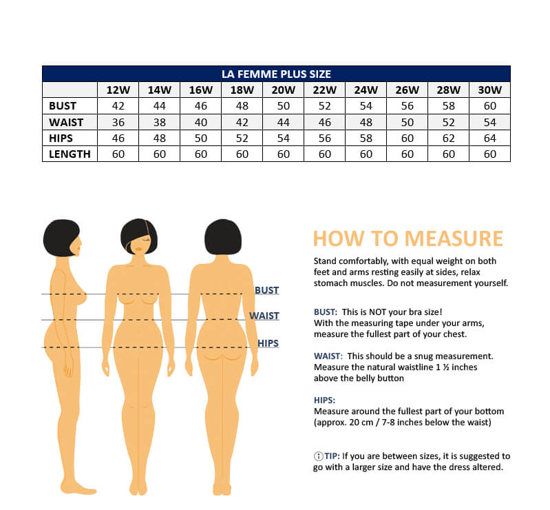 V neck Fitted La Femme 29044 Plus Size Prom Dress PromHeadquarters V neck Fitted La Femme 29044 Plus Size Prom Dress PromHeadquarters