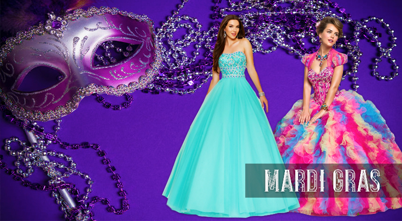 Mardi Gras Prom Dress Selection - Prom Headquarters