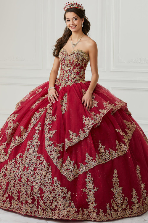 Sweetheart Fiesta Quinceanera Ball Gown Dress 56430 - PromHeadquarters.com
