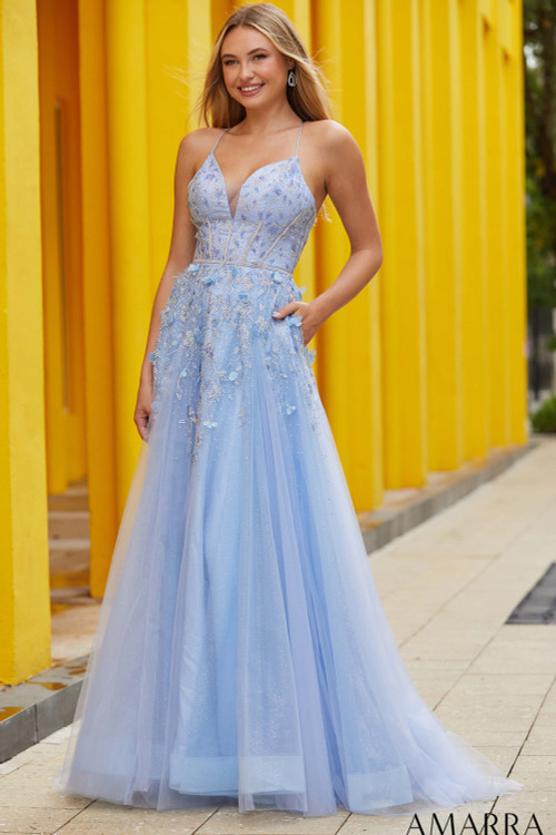 A-line Prom Dress Amarra 88646 - Promheadquarters.com