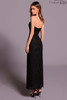 Back view of Tarik Ediz Roderic strapless lace midi dress