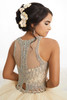 26882 Mahogany House of Wu Quinceanera Collection Two-Piece Ball Gown