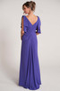 Back view of Jade Couture K278052 stretch crepe sheath gown