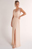 Front view of mica Jade Couture K278073 sequin mother dress