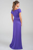 Rear silhouette of Jade Couture K288014 sheath gown