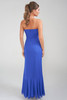 Back view of Jade Couture K288019 chiffon high-low gown