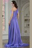 Back view of violet Marsoni M332 chiffon A-line dress