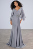 Front view of metal Christina Wu Elegance 17199 jersey mother dress