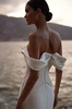 Back detail of Milla Nova Amarella with optional draped bolero