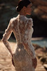 Back view of Serenata lace bolero with sheer lace back