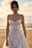 Close-up of Vanessa basque waist corset with sweetheart neckline