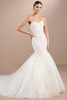 Front view of Christina Wu 15879 worn without the detachable train